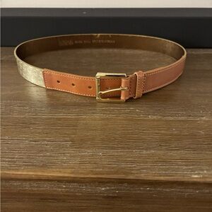 Tan and Gold Michael Kors belt